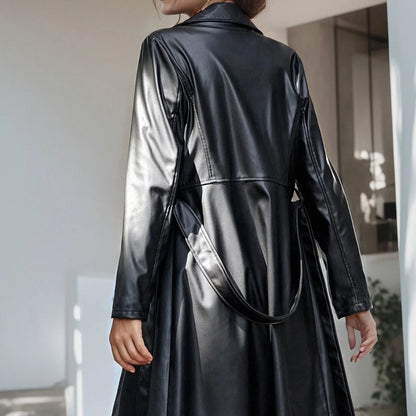 Yesenia® | Cappotto lungo in pelle da donna