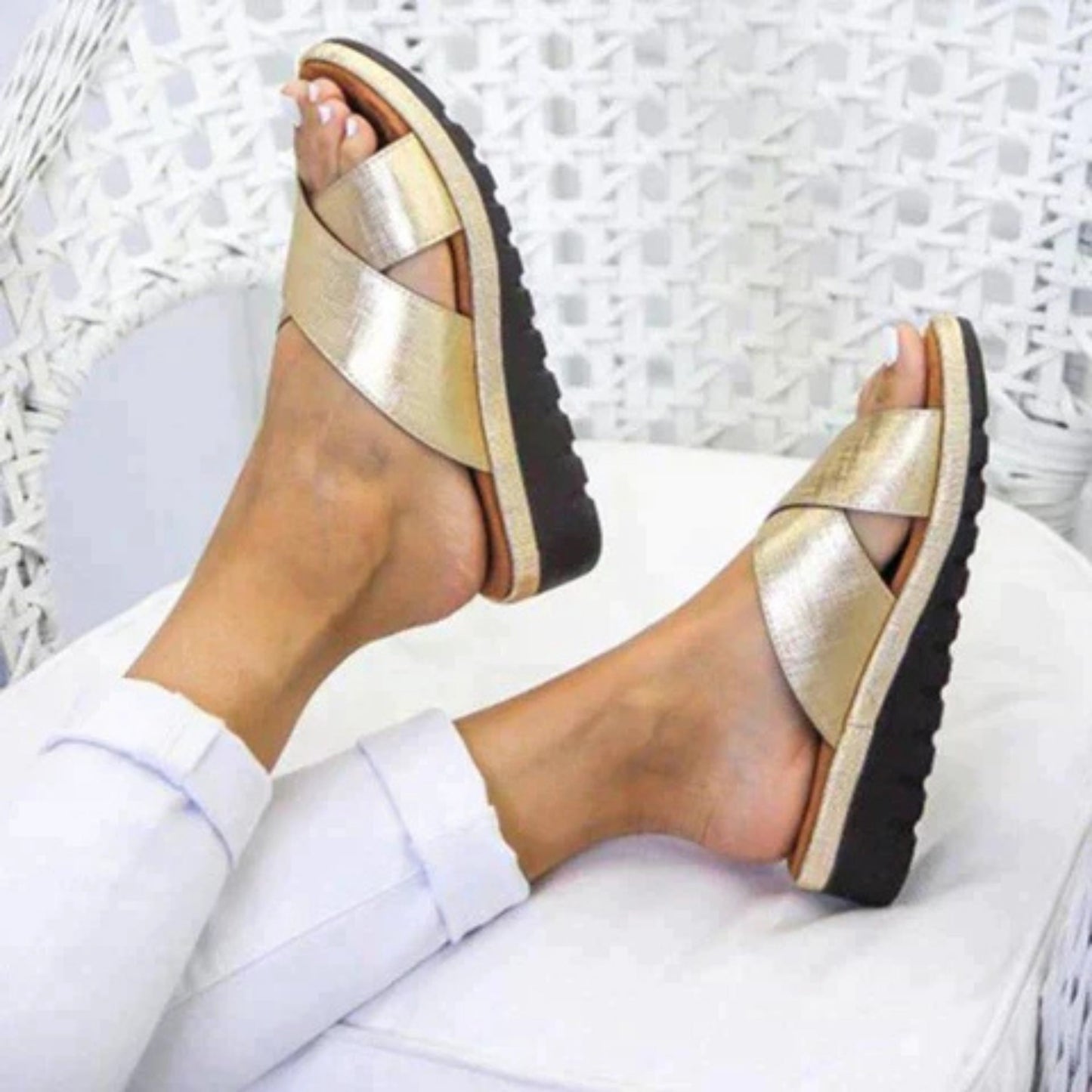 Eliana® | Sandali da donna con cinturini incrociati