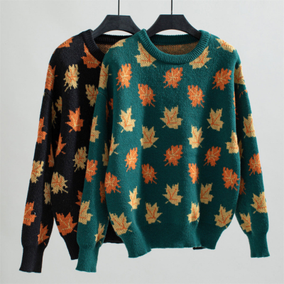 Zadie® | Maglione con foglie autunnali