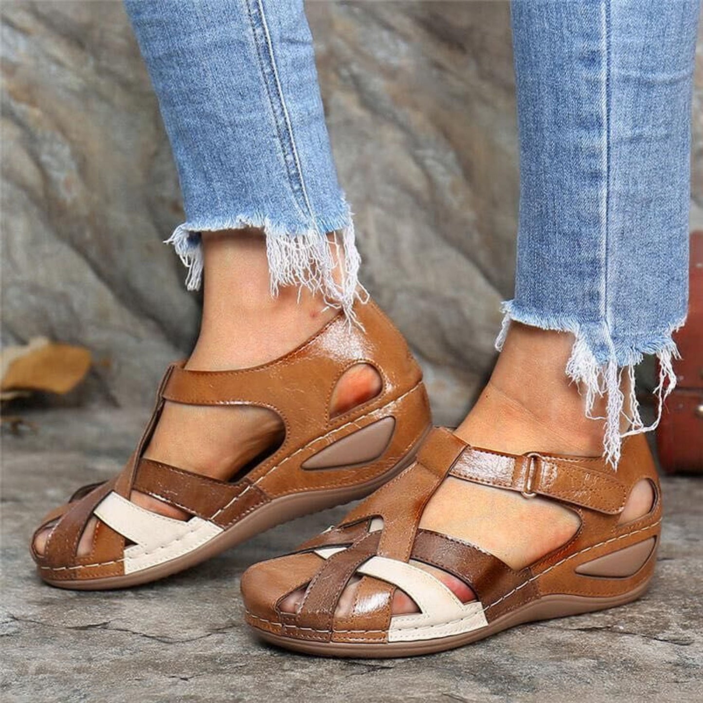 Giacinta® | Sandali con zeppa da donna