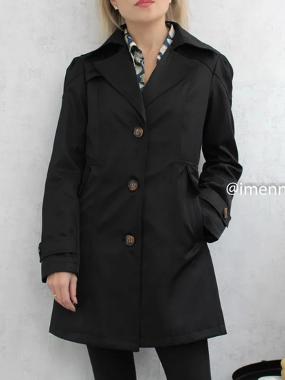 Yolanda® | Cappotto corto da donna slim fit con chiusura a un bottone