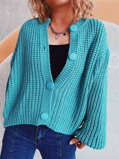 Adelheid® | Cardigan a manica lunga con bottoni