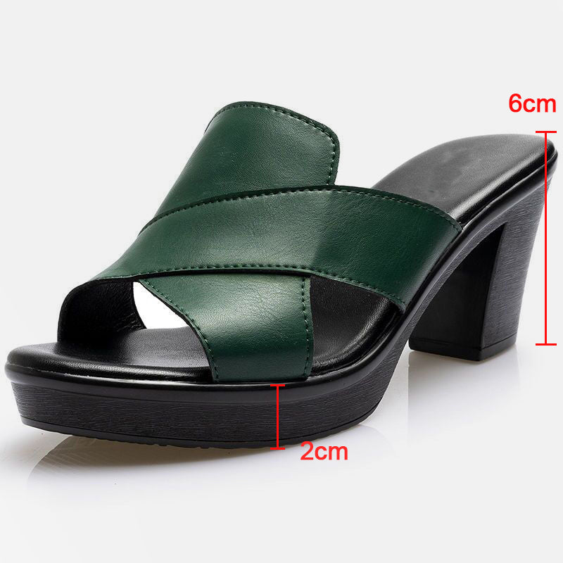 Kaia® | Sandali con tacco alto e plateau grosso da donna