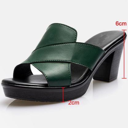 Kaia® | Sandali con tacco alto e plateau grosso da donna