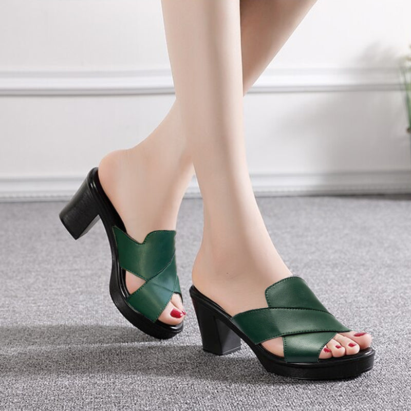 Kaia® | Sandali con tacco alto e plateau grosso da donna