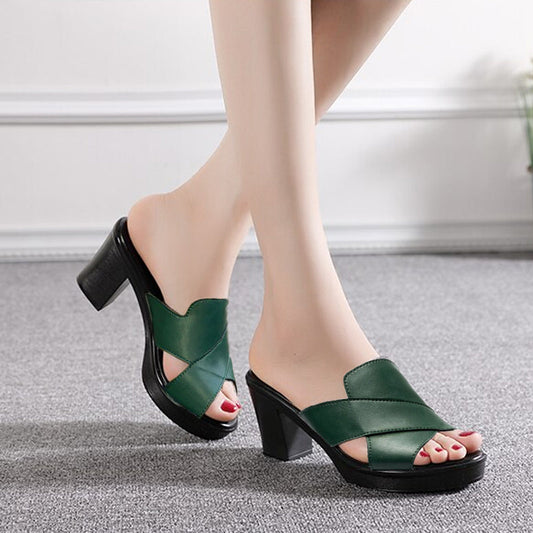 Kaia® | Sandali con tacco alto e plateau grosso da donna