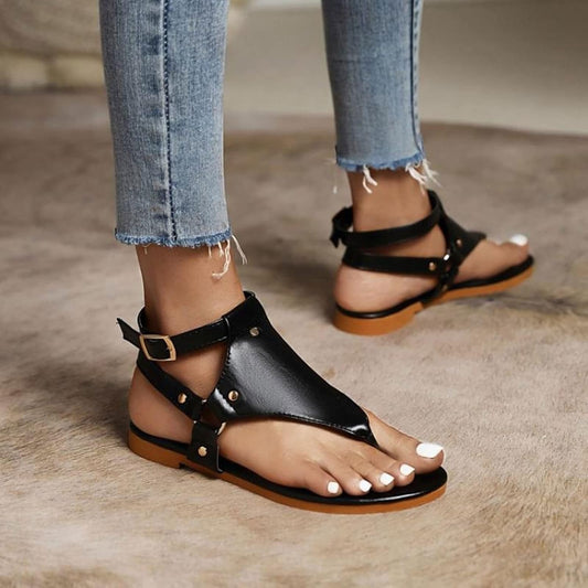 Praefke® | Sandali piatti alla moda da donna