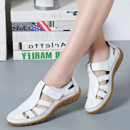 Ester® | Sandali estivi casual in pelle da donna