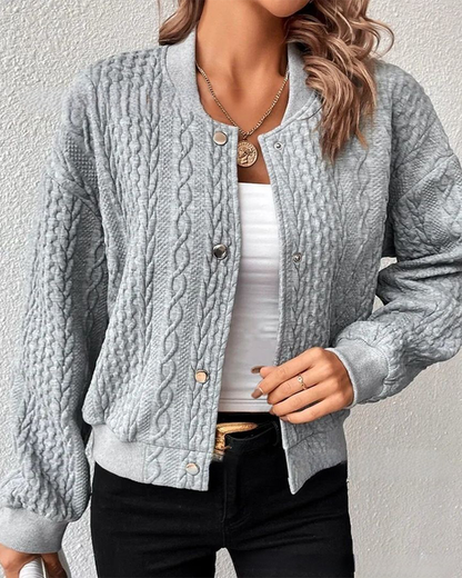 Yolanda® | Gilet elegante in tessuto getextureerde