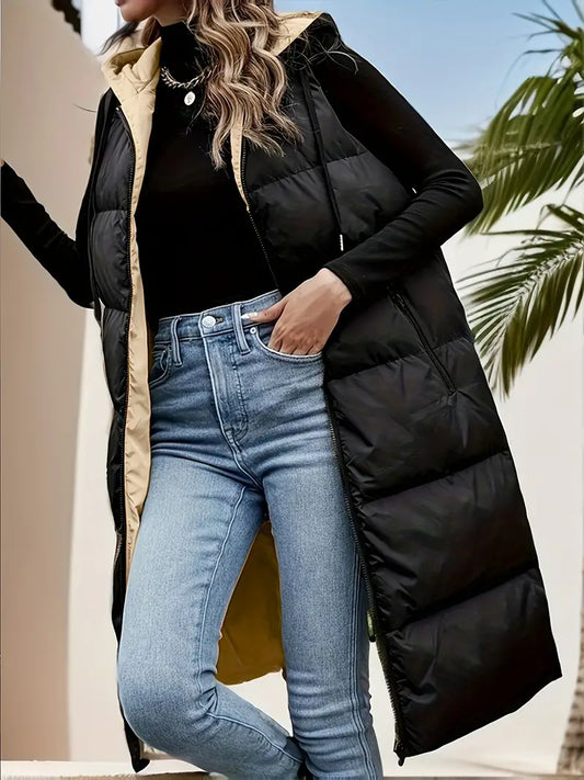 Zadie® | Versatile cappotto invernale trapuntato con cappuccio taglie forti