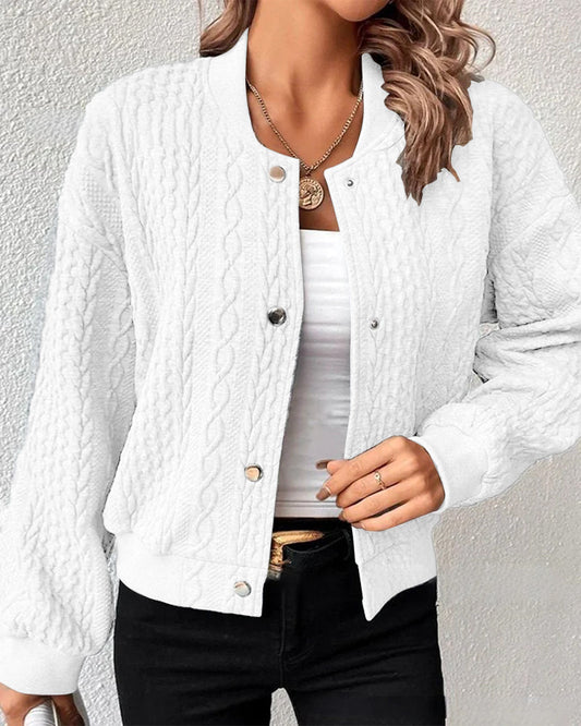 Yolanda® | Gilet elegante in tessuto getextureerde