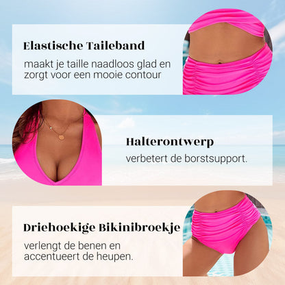 Consuelo® | Costumi da bagno con controllo della pancia Set bikini modesti a vita alta