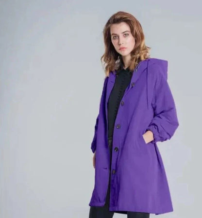 Zaida® | Giacca a vento e giacca antipioggia oversize con cappuccio