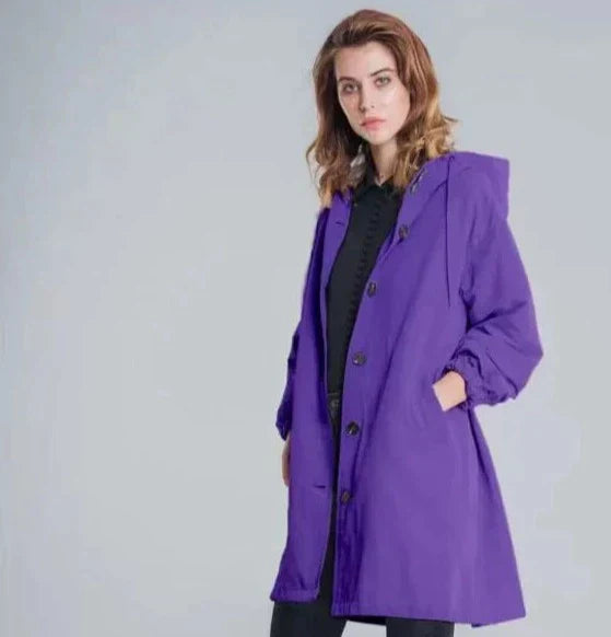 Zaida® | Giacca a vento e giacca antipioggia oversize con cappuccio