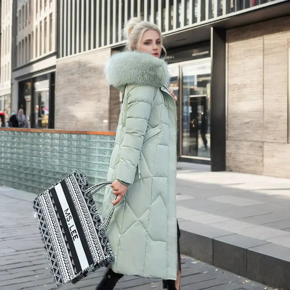 Yoselin® | Cappotto elegante italiano con pelliccia sintetica