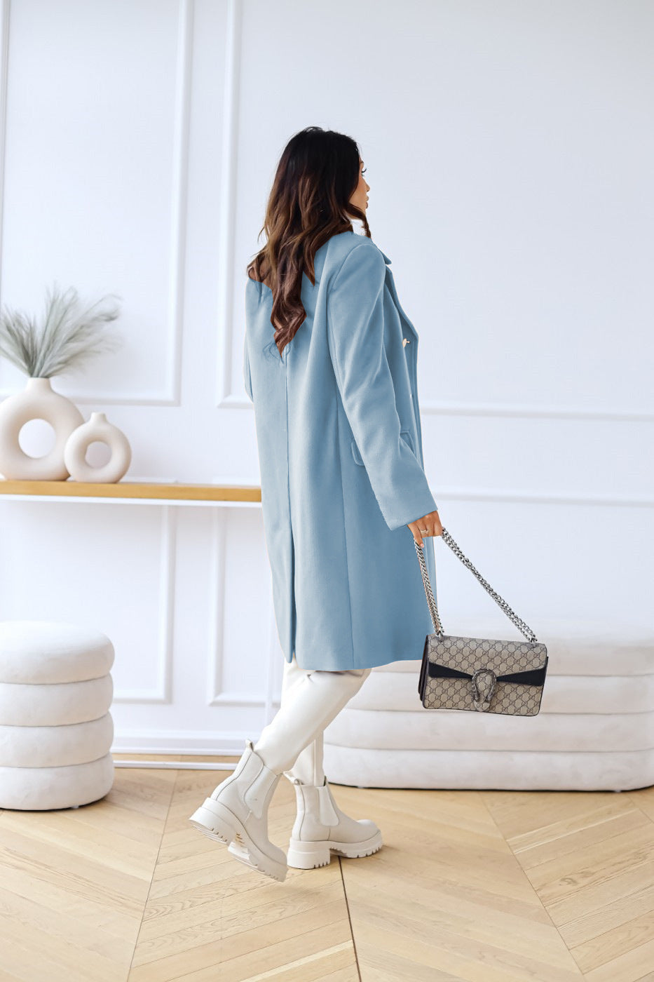 Virginia® | Cappotto da donna in lana doppiopetto