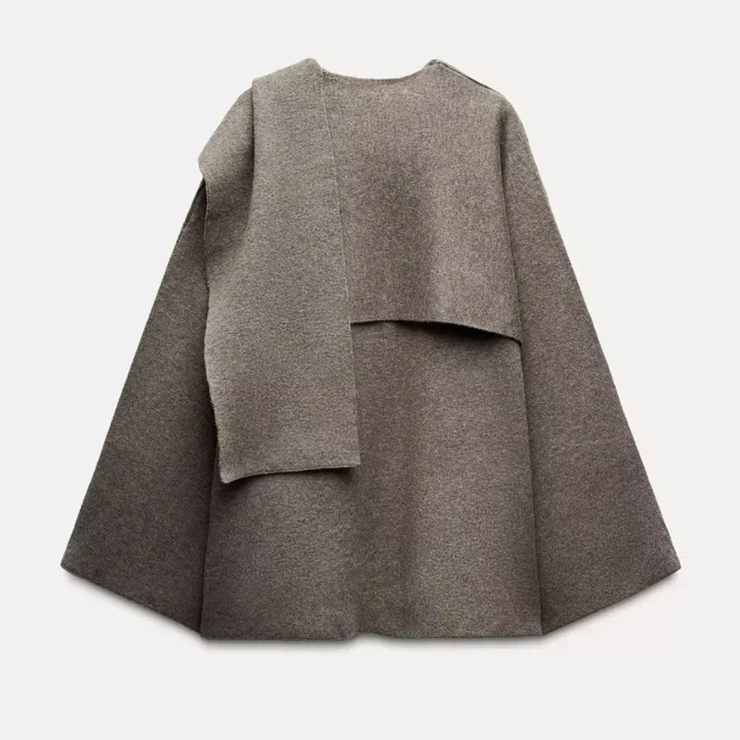 Yadira® | Cappotto a mantella in lana