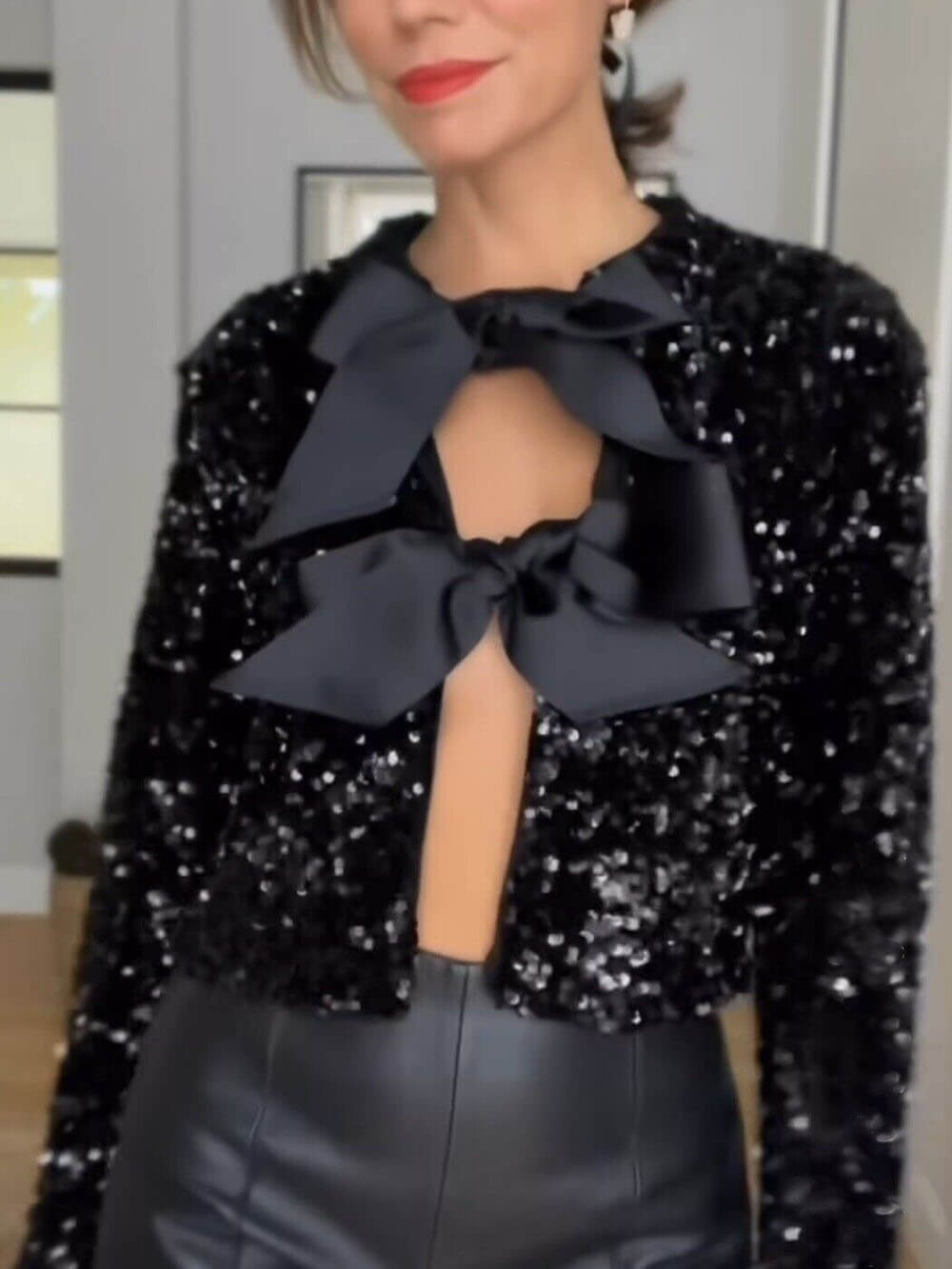 Yvonne® | Giacca glitterata davanti