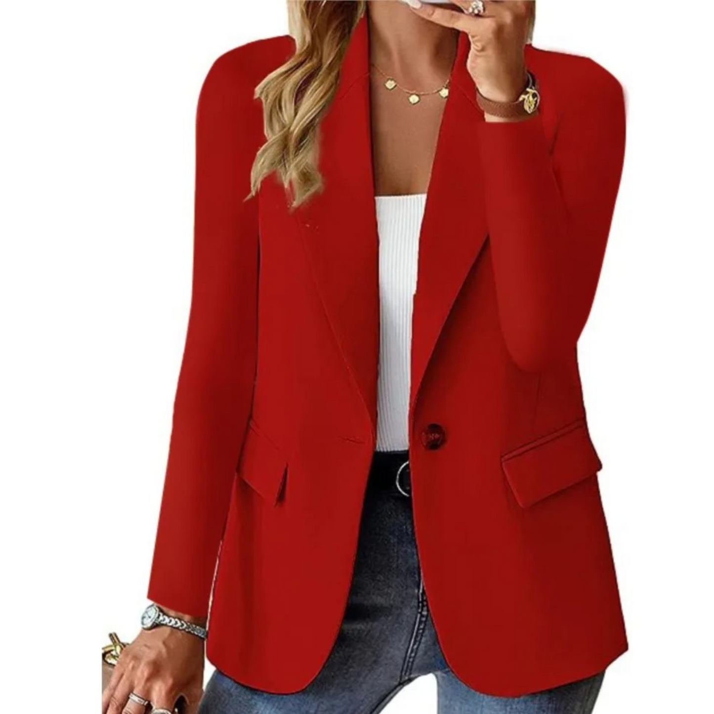 Zoé® | Blazer da donna casual con maniche lunghe