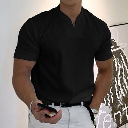 Armand - Camiseta Fitness da uomo di manga corta