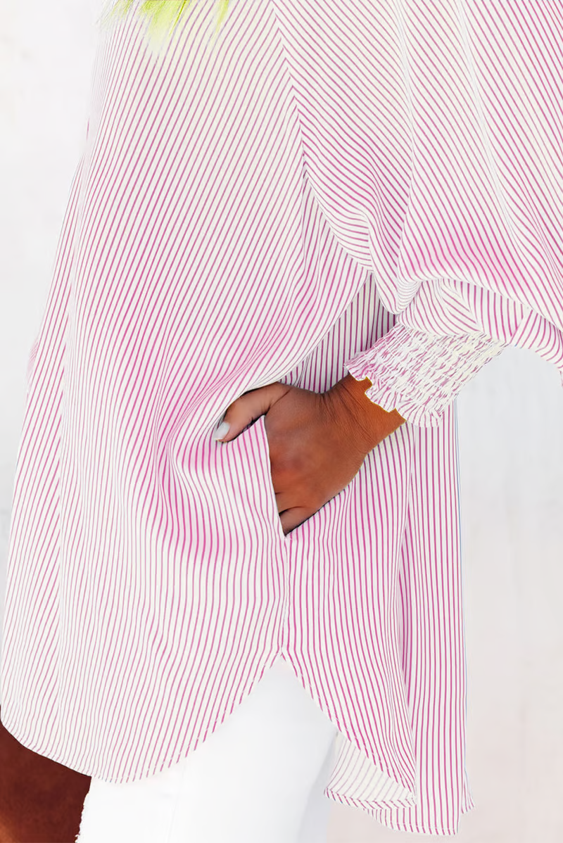 Agueda® | Camicia oversize elegante con tasche