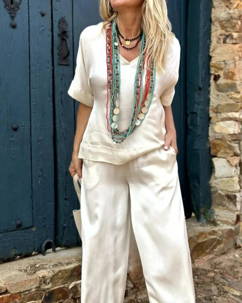 Zulema® | Set camicetta e pantaloni Elysian Elegance di Bologna