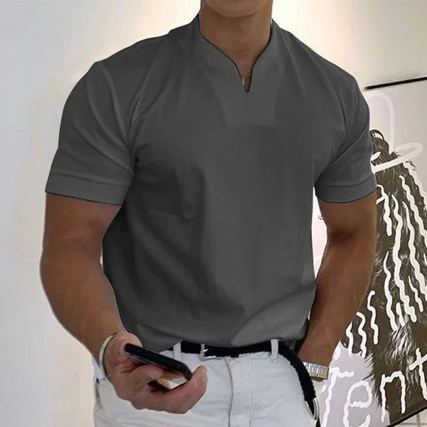 Armand - Camiseta Fitness da uomo di manga corta