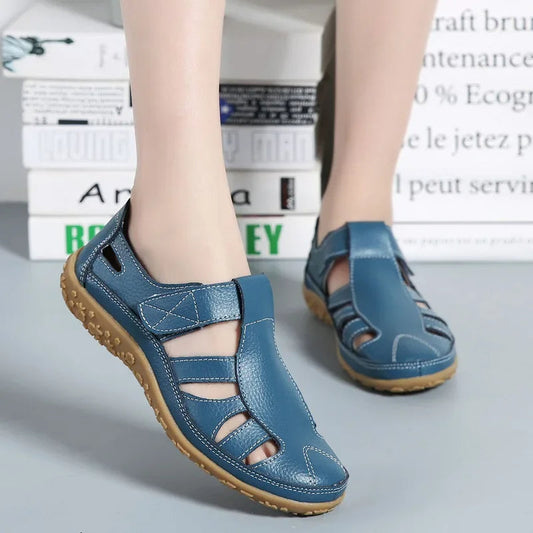 Ester® | Sandali estivi casual in pelle da donna