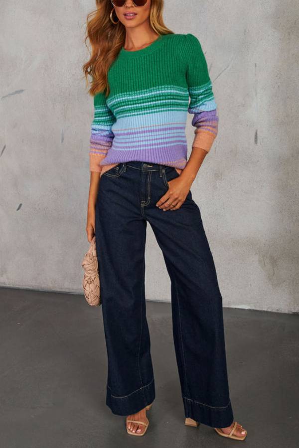 Yoselin® | Maglione color block