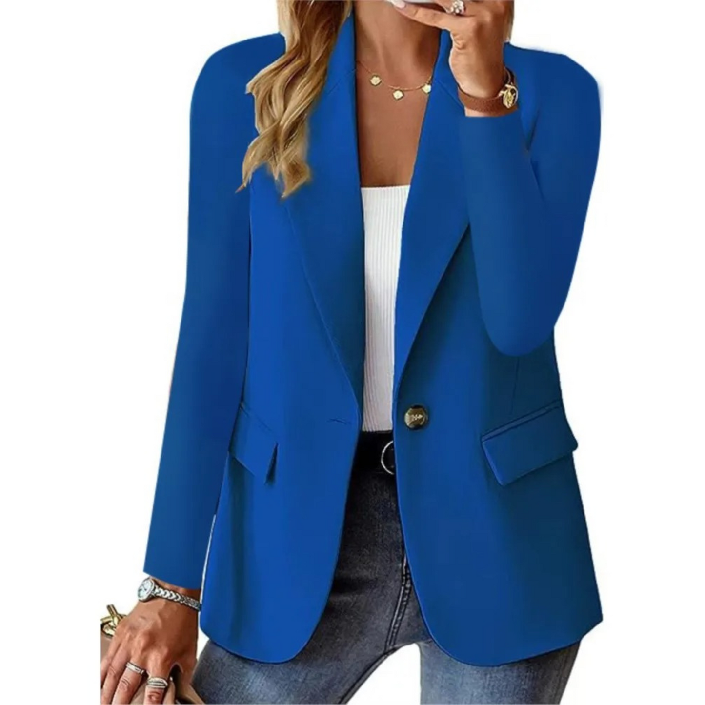 Zoé® | Blazer da donna casual con maniche lunghe