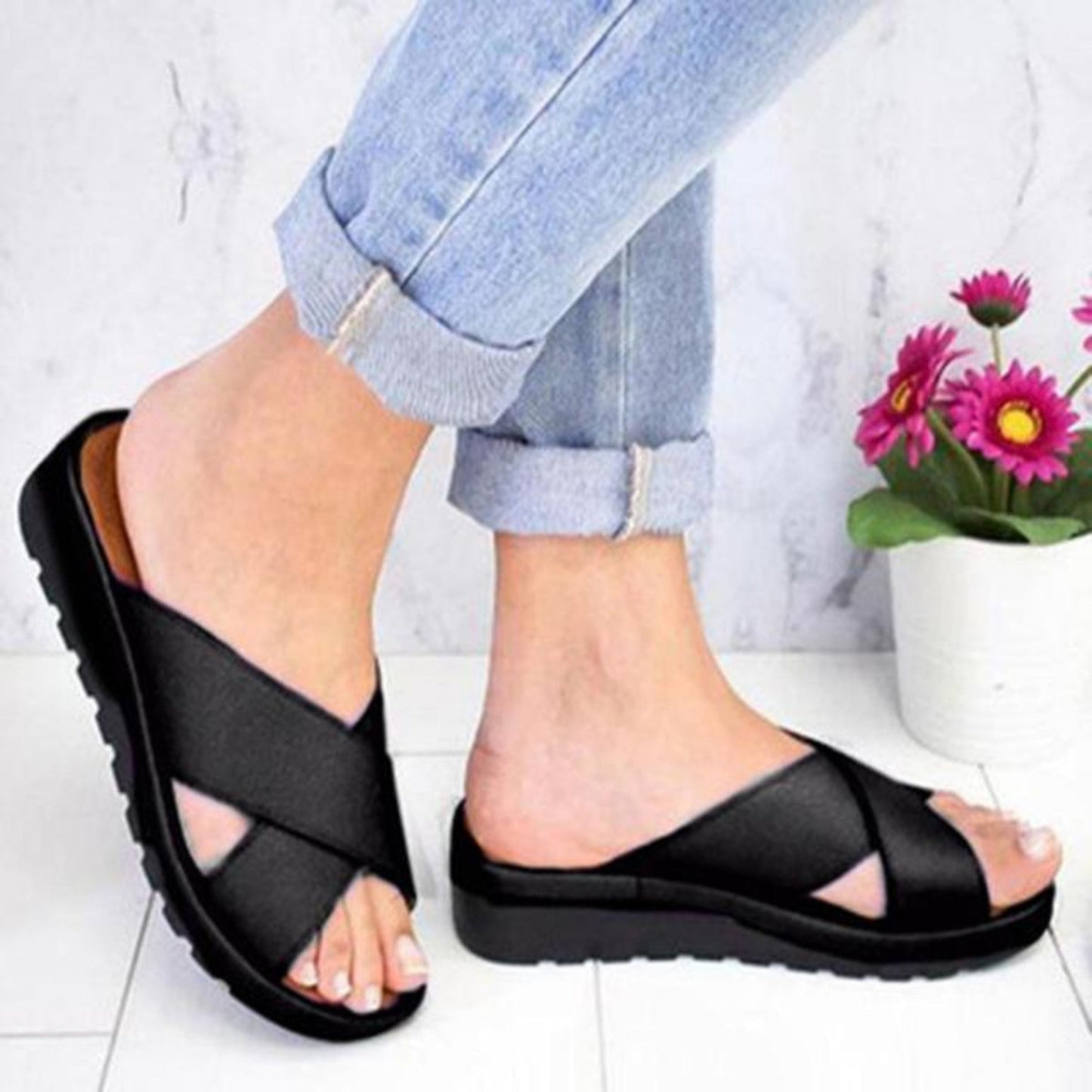 Eliana® | Sandali da donna con cinturini incrociati