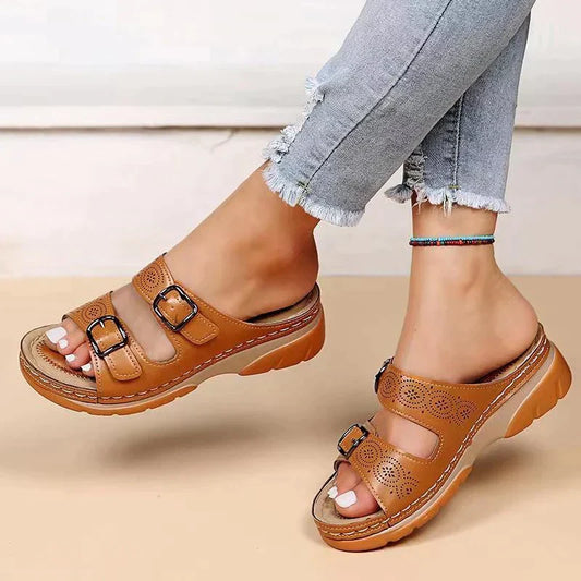 Praxedys® | Sandali in pelle da donna