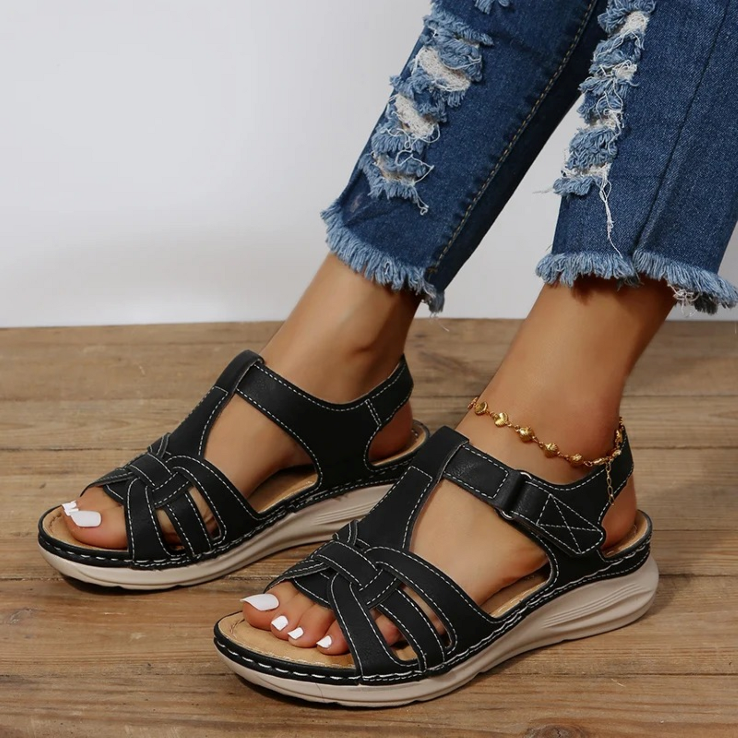 Azucena® | Sandali da donna in pelle scamosciata