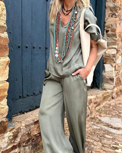 Zulema® | Set camicetta e pantaloni Elysian Elegance di Bologna