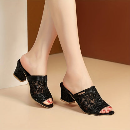 Luz® | Sandali femminili con scintillanti paillettes