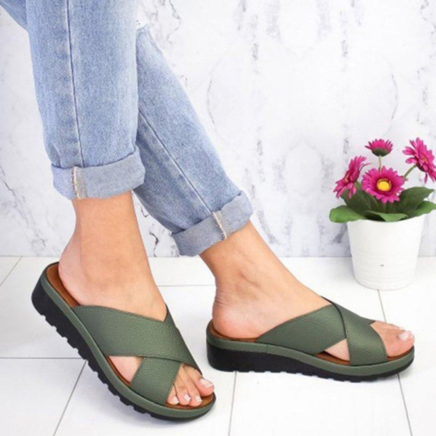 Eliana® | Sandali da donna con cinturini incrociati