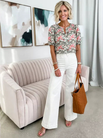 Zulema® | Jeans svasati a vita alta