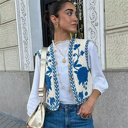 Samantha® | gilet floreale