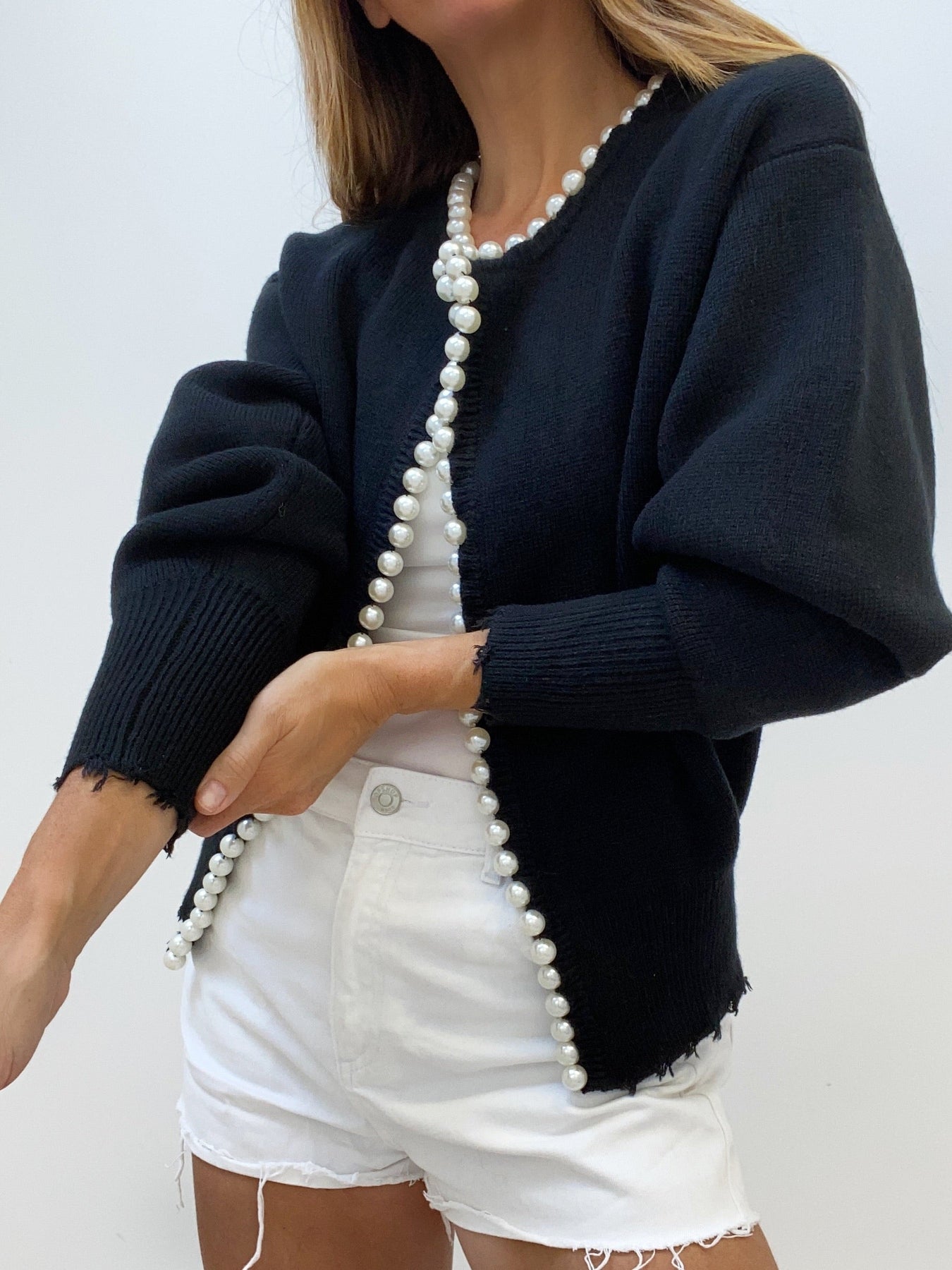 Abigail® | Cardigan di perle chic