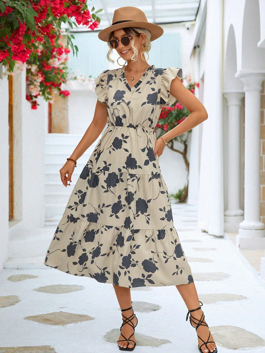 Yoselin® | Abito estivo elegante con stampa floreale