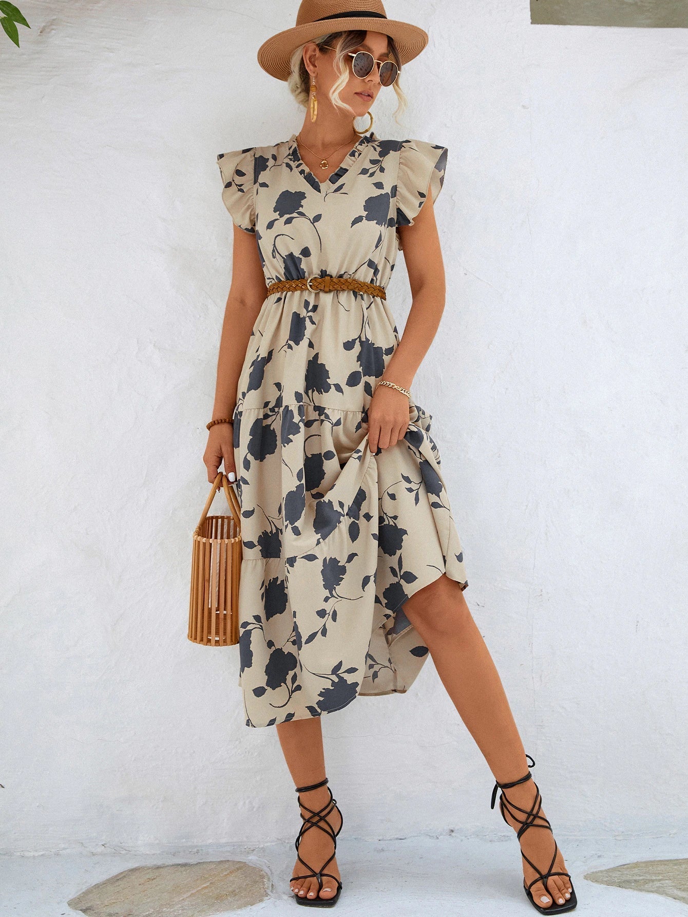 Yoselin® | Abito estivo elegante con stampa floreale