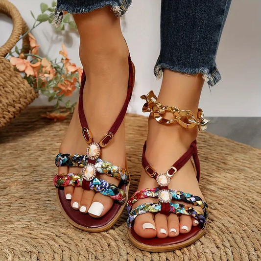 Reina® | Sandali piatti da donna