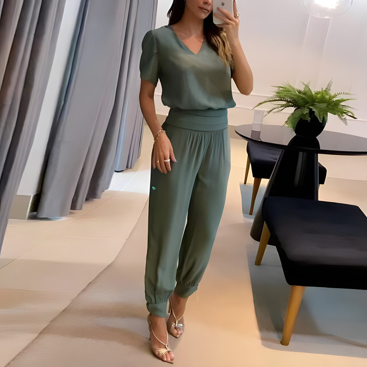Zulema® | Set di camicetta e pantaloni alla moda