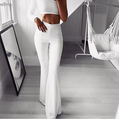 Zafferano® | Pantaloni eleganti a vita alta da donna