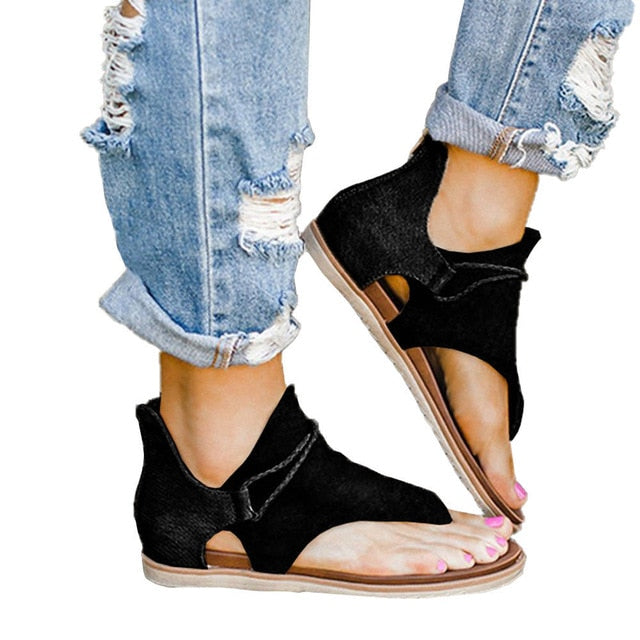 Casandra® | Sandali Boho con stampa animalier