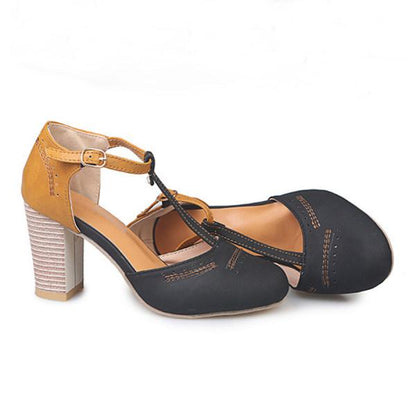 Amayrani® | Sandali con tacco largo da donna