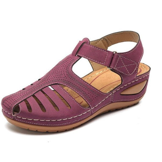 Ambar® | Sandali ortopedici in pelle stile vintage