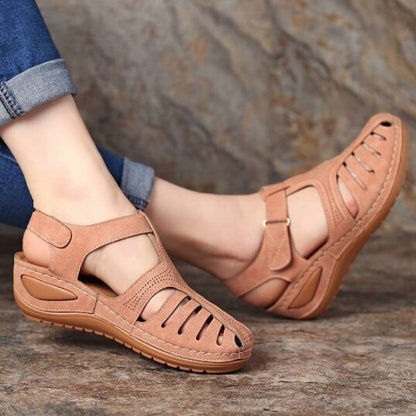 Ambar® | Sandali ortopedici in pelle stile vintage