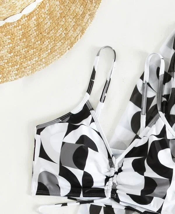 Olivia® | Top bikini 3 in 1 + pantaloni + kimono