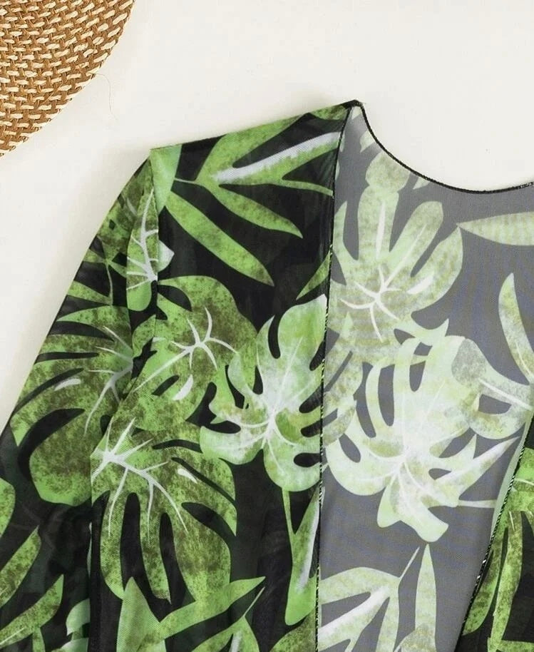 Olivia® | Top bikini 3 in 1 + pantaloni + kimono